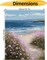 Paint by Numbers Kits for Adults – Beach Wildflower DIY Acrylic Painting Kit on Canvas, Beginner-Friendly Paint by Numbers Art Set for Home Wall Decor, 16x20 Inch Frameless